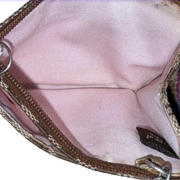 Coach brown logo keychain ID CASE KEYS - Picture 3 of 14